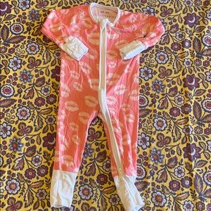 Little Sleepies kisses sleeper, bamboo 0-3mo